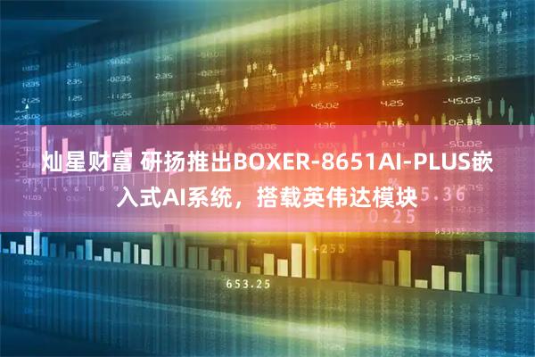 灿星财富 研扬推出BOXER-8651AI-PLUS嵌入式AI系统，搭载英伟达模块