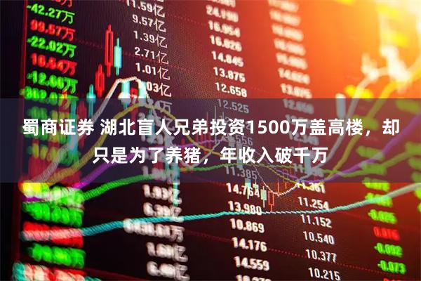蜀商证券 湖北盲人兄弟投资1500万盖高楼，却只是为了养猪，年收入破千万