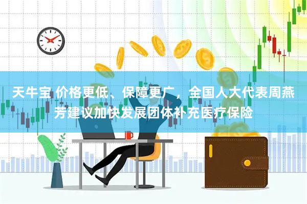 天牛宝 价格更低、保障更广，全国人大代表周燕芳建议加快发展团体补充医疗保险